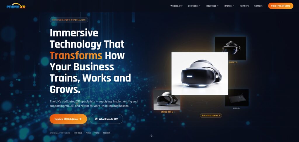 Primo XR Homepage
