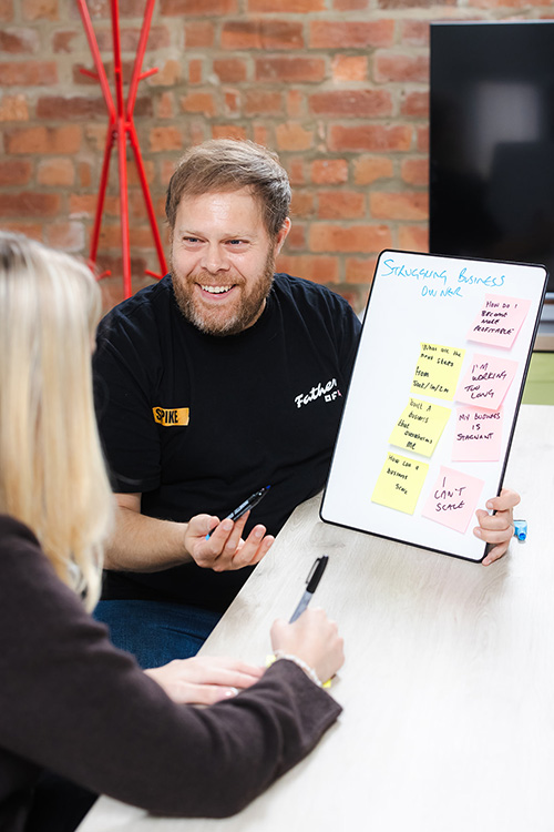 Customer journey workshop with Father of 4