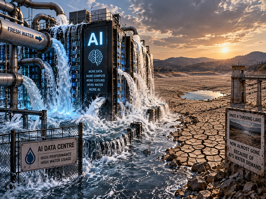 How thirsty is AI? I asked Google’s AI, then checked it was right, because you know.. its not always right, right?